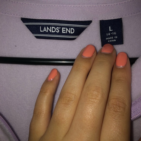 NWOT Land’s End quarter zip size large fleece - Picture 4 of 4